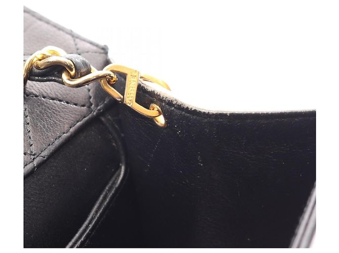 Borsa a Spalla Chanel Matelassé Nero Bianco - vista 11