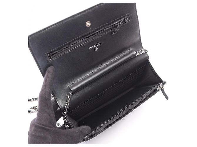 Borsa a Spalla Chanel Matelassé Nero - vista 3