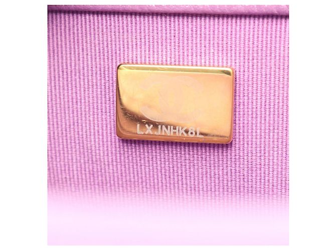 Borsa a Spalla Chanel Matelassé Small Flap Porpora - vista 5