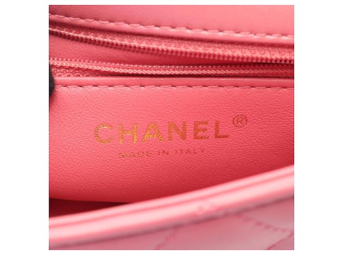 Bolso Chanel Matelassé Small Top Handle 2-Way Rosa - vista 4