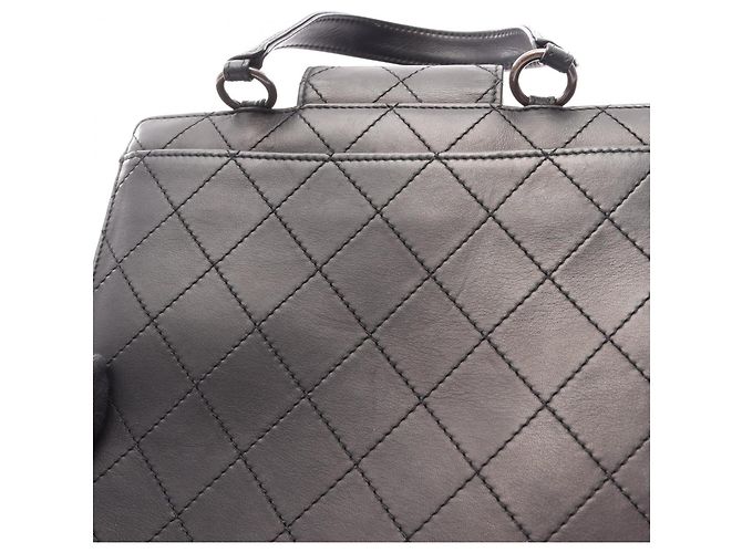 Timeless Borsa Chanel Matelassé Turnlock Nero - vista 13