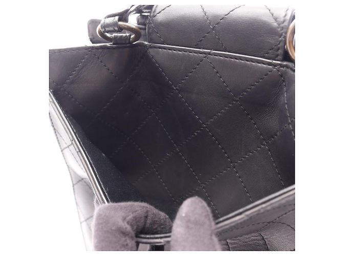 Timeless Borsa Chanel Matelassé Turnlock Nero - vista 15