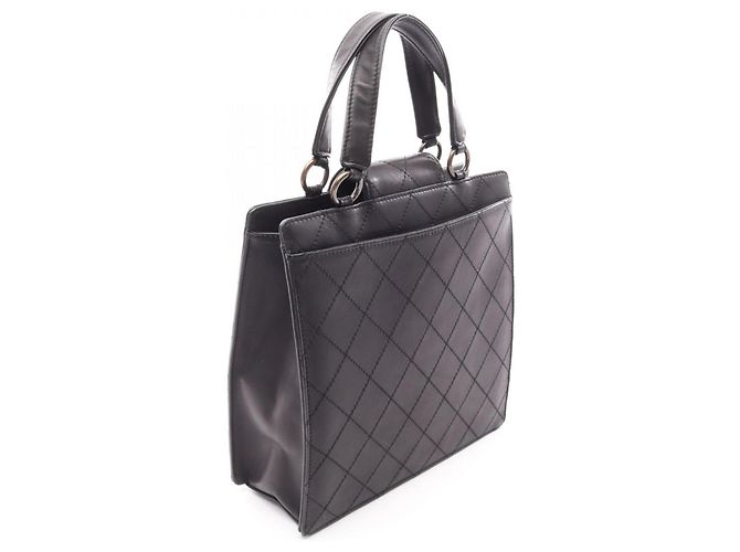 Timeless Borsa Chanel Matelassé Turnlock Nero - vista 2
