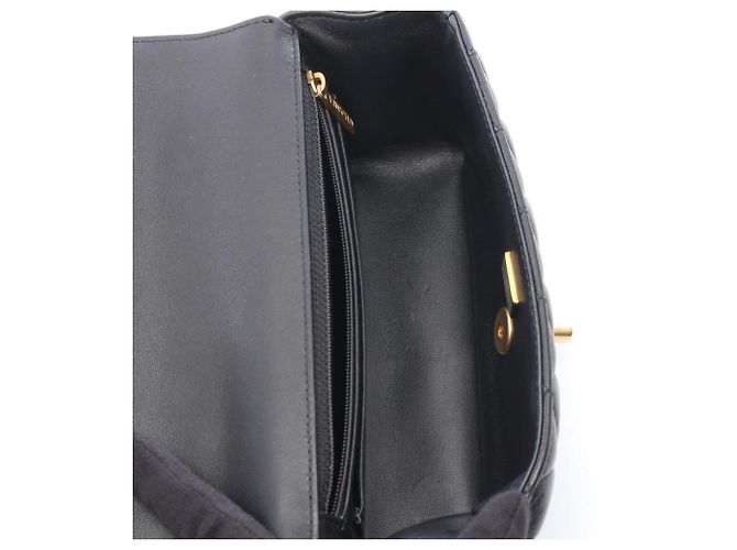 Borsa Chanel Matelassé Top Handle 2-Way Shoulder Bag Nero - vista 3