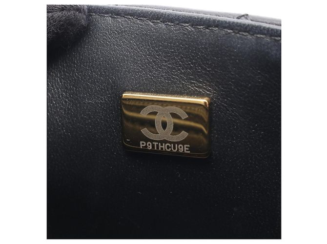Borsa Chanel Matelassé Top Handle 2-Way Shoulder Bag Nero - vista 5