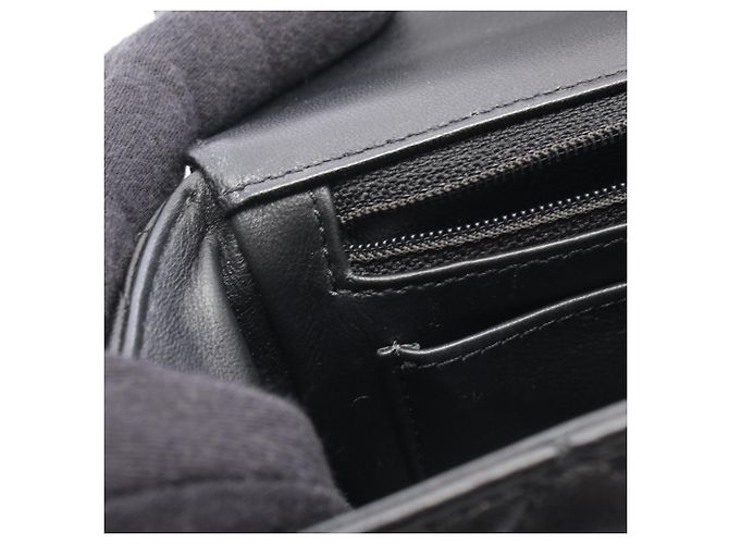 Borsa Chanel Matelassé Top Handle 2-Way Shoulder Bag Nero - vista 7