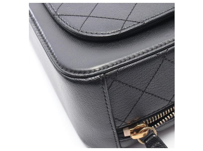 Borsa a tracolla 2-Way Chanel Matelassé Top Handle Nero - vista 10
