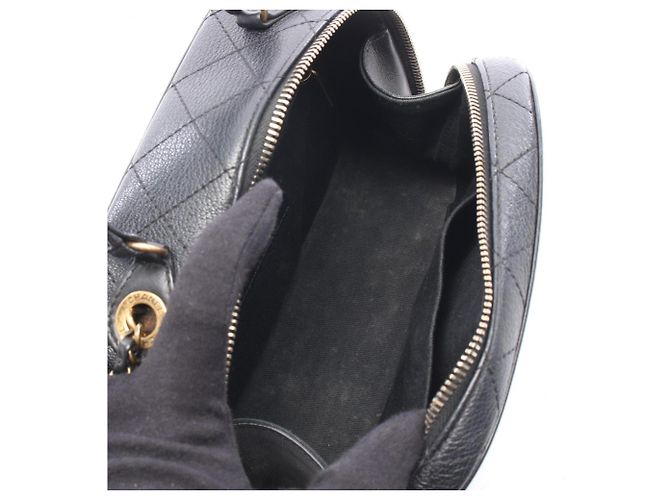Borsa a tracolla 2-Way Chanel Matelassé Top Handle Nero - vista 3