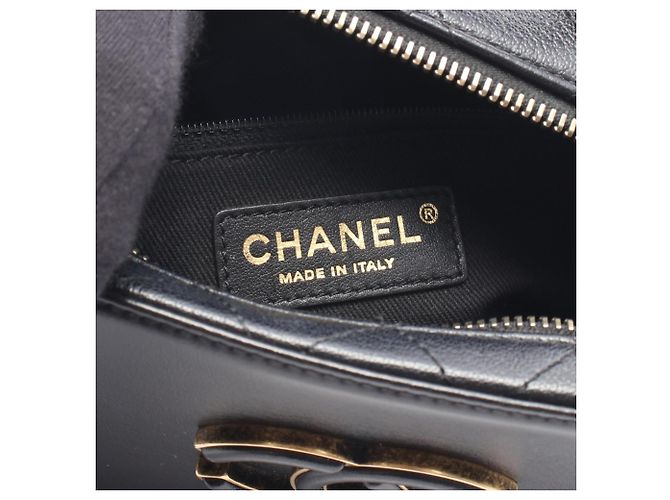 Borsa a tracolla 2-Way Chanel Matelassé Top Handle Nero - vista 4