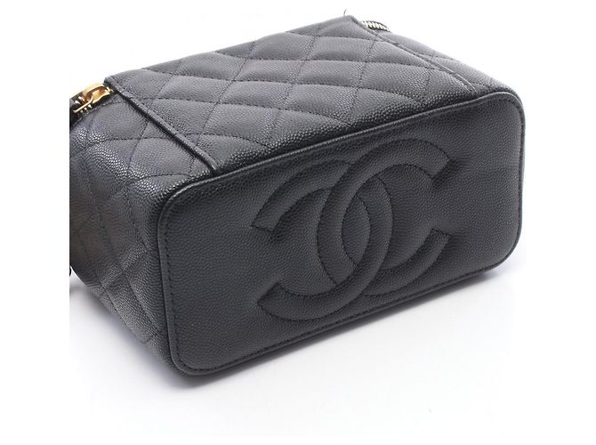 Borsa a tracolla vanity Chanel Matelassé Nero - vista 10