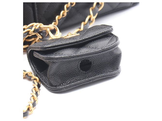 Borsa a tracolla vanity Chanel Matelassé Nero - vista 11