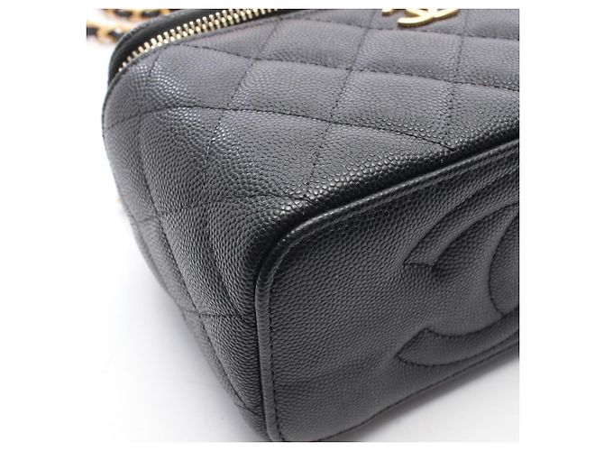 Borsa a tracolla vanity Chanel Matelassé Nero - vista 8