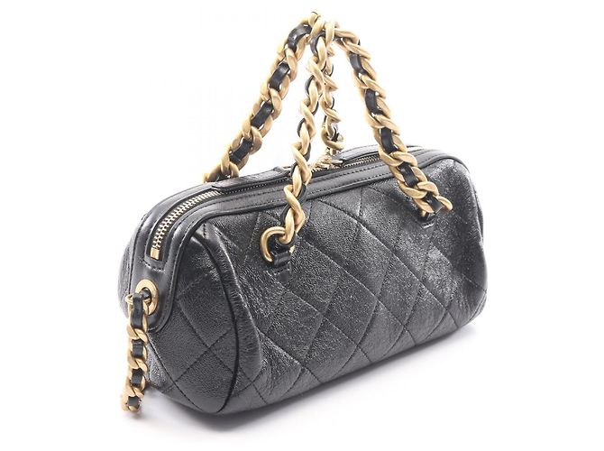 Borsa Bowling Matelassé Chanel Nero - vista 2