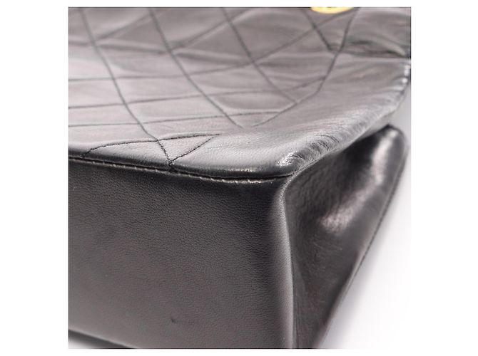 Borsa a tracolla Chanel Matelassé Single Flap Nero - vista 10