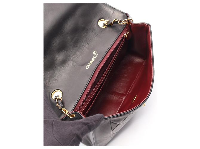 Borsa a tracolla Chanel Matelassé Single Flap Nero - vista 3