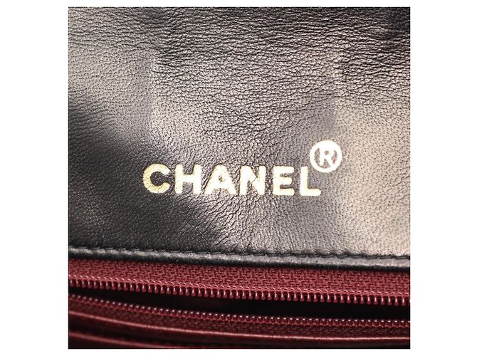 Borsa a tracolla Chanel Matelassé Single Flap Nero - vista 4