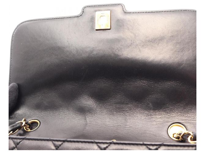 Borsa a tracolla Chanel Matelassé Single Flap Nero - vista 6