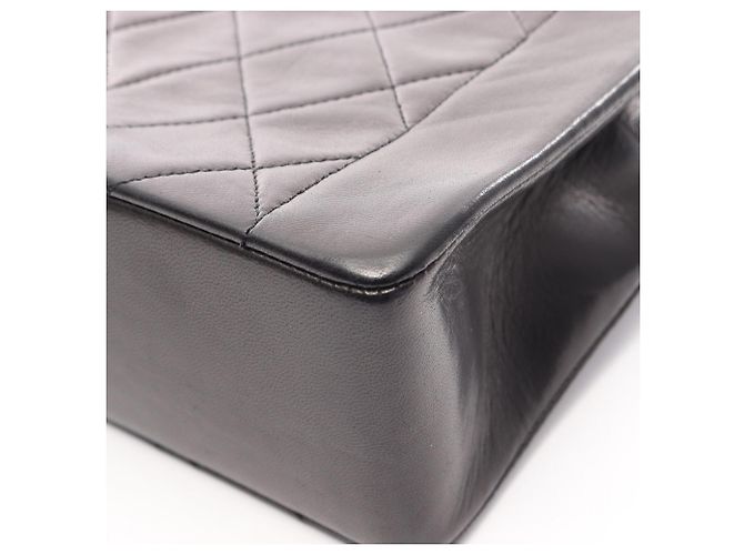 Borsa a tracolla Chanel Matelassé Single Flap Nero - vista 8