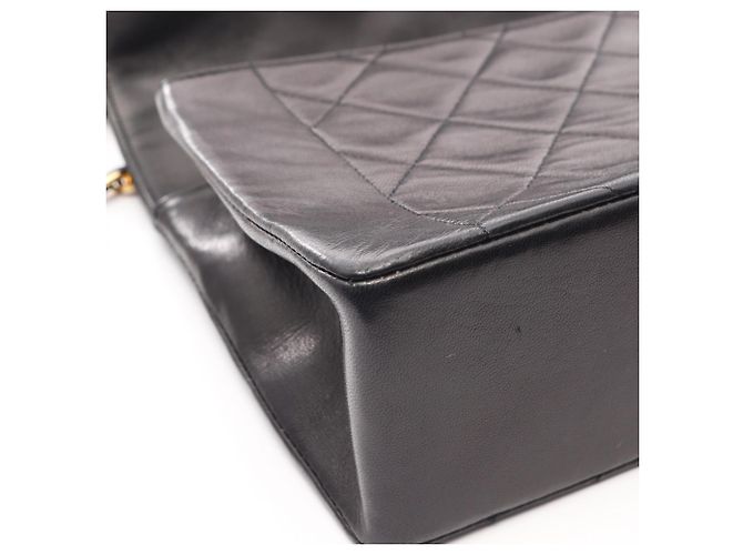 Borsa a tracolla Chanel Matelassé Single Flap Nero - vista 9