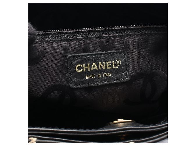 Borsa Tote Chanel Wild Stitch Nero - vista 4