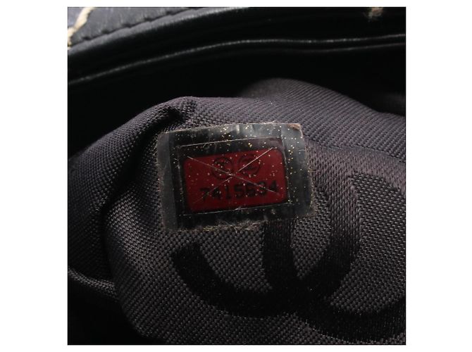 Borsa Tote Chanel Wild Stitch Nero - vista 5