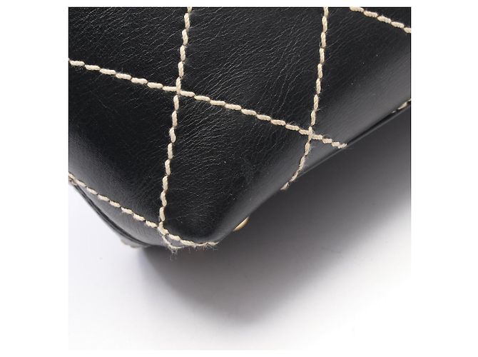 Borsa Tote Chanel Wild Stitch Nero - vista 9