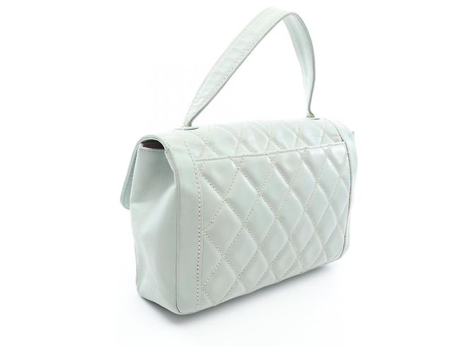 Borsa a mano Chanel Wild Stitch Top Handle Blu - vista 2