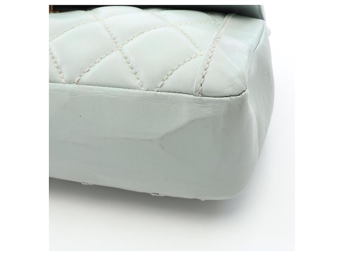 Borsa a mano Chanel Wild Stitch Top Handle Blu - vista 6