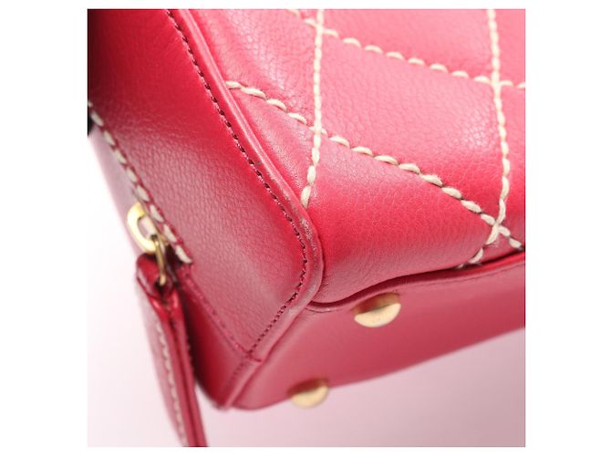 Borsa Chanel Wild Stitch Rosa - vista 12