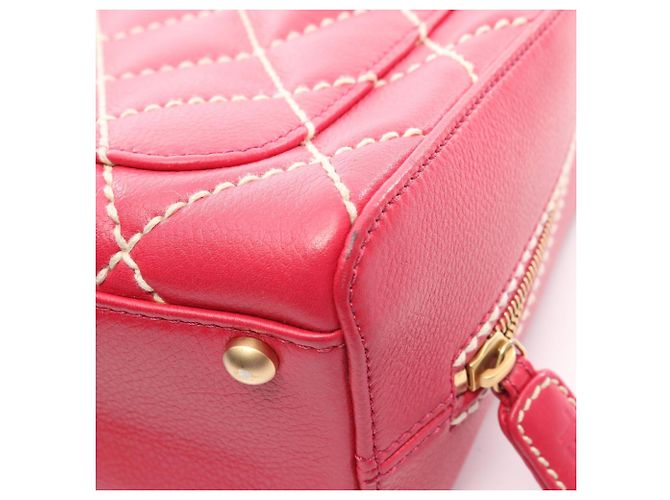 Borsa Chanel Wild Stitch Rosa - vista 8