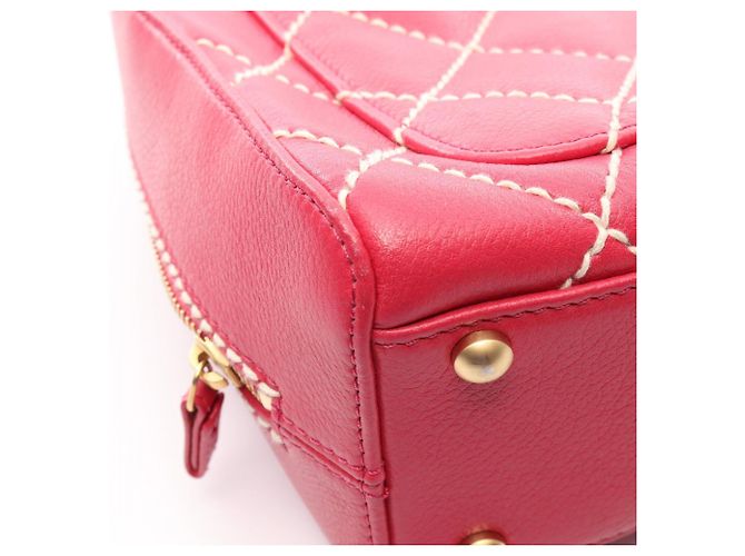 Borsa Chanel Wild Stitch Rosa - vista 9