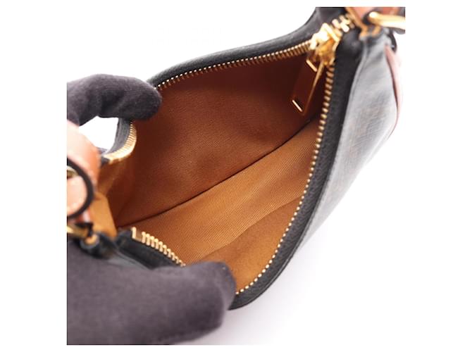 Céline Borsa Celine AVA Mini Ava Triomphe Marrone Nero - vista 3