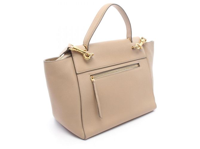 Céline BELT BAG MINI Borsa in pelle beige - vista 2
