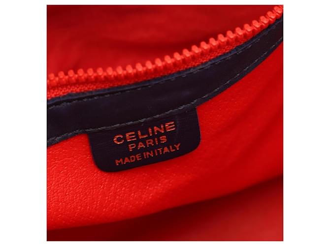 Céline Borsa Tote Celine Circle Logo Blu navy - vista 4