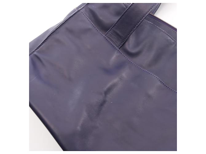 Céline Borsa Tote Celine Circle Logo Blu navy - vista 7