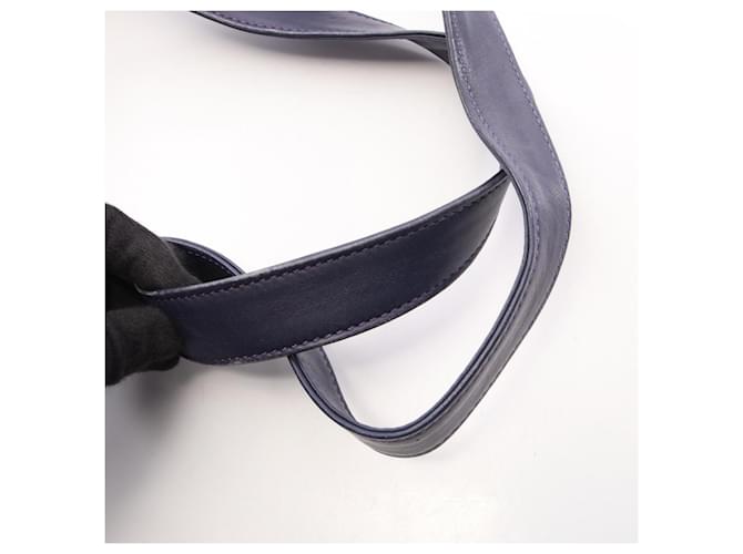 Céline Borsa Tote Celine Circle Logo Blu navy - vista 8
