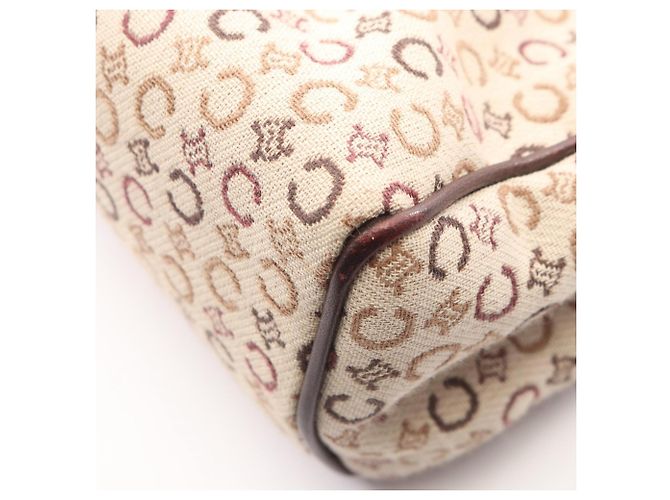 Céline Celine C Macadam Handtasche Braun Beige - Ansicht 10