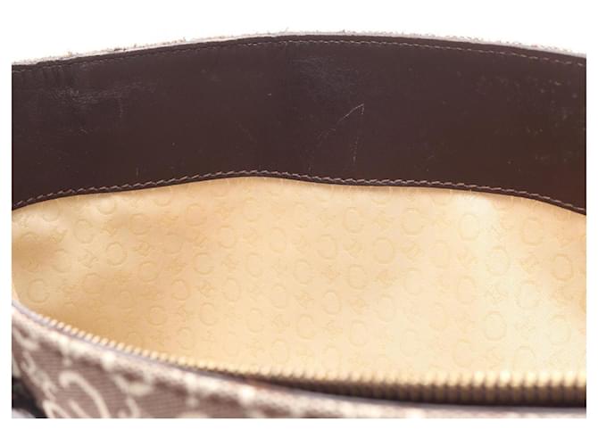 Céline Borsa Tote Celine C Macadam Marrone Crudo - vista 7