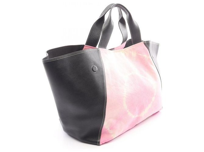 Céline Borsa Tote Celine Tie-Dye Nero Rosa Bianco - vista 2