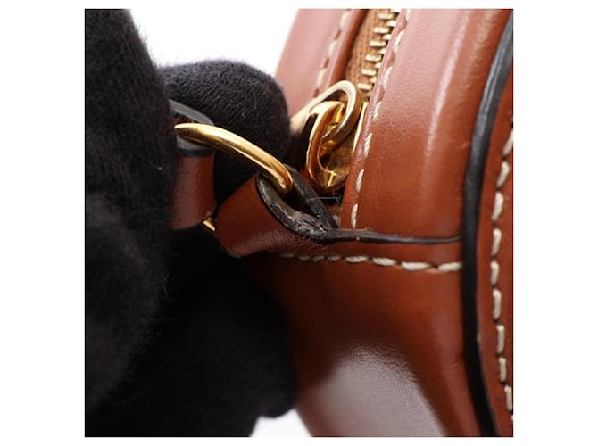 Céline Borsa Triomphe Oval Celine Marrone - vista 9