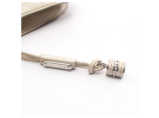 Céline Celine Bittersweet Metallic Handtasche Weiß Metallisch - Ansicht 12