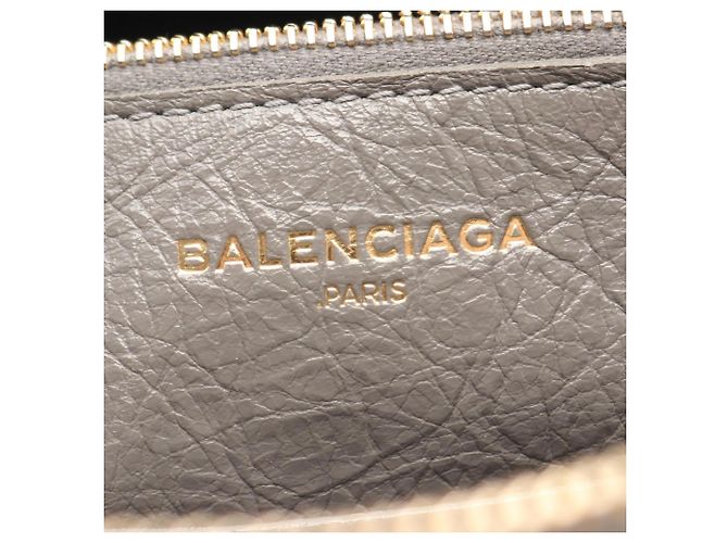 Blanket Balenciaga Graue Leder 2-Way Handtasche Braun - Ansicht 4