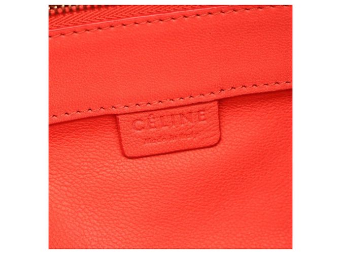Céline Borsa Tote Bag Celine Horizontal Cabas Small Red Rosso - vista 4