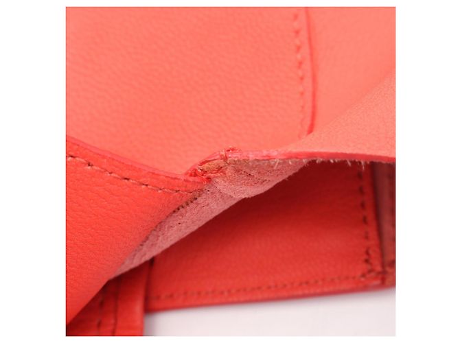 Céline Borsa Tote Bag Celine Horizontal Cabas Small Red Rosso - vista 6