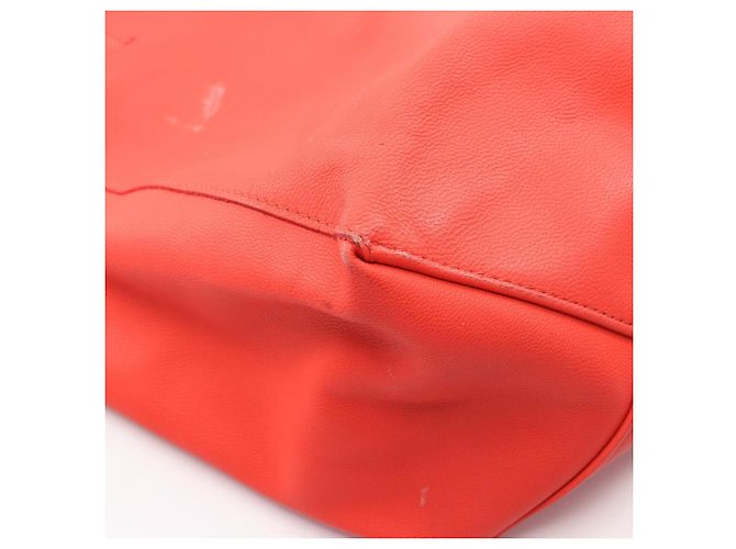 Céline Borsa Tote Bag Celine Horizontal Cabas Small Red Rosso - vista 8