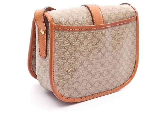 Céline Celine Macadam Schultertasche Braun Beige - Ansicht 2