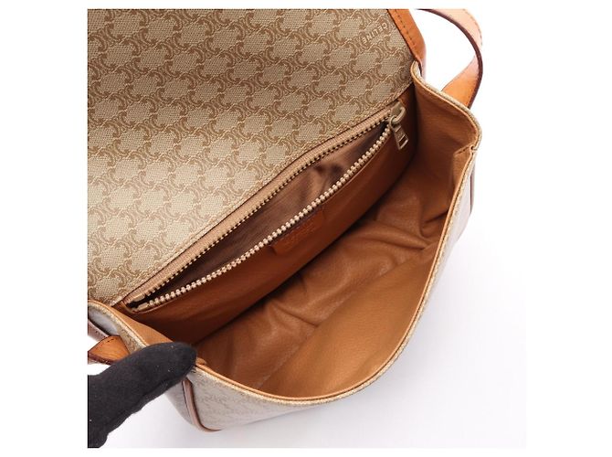 Céline Celine Macadam Schultertasche Braun Beige - Ansicht 3