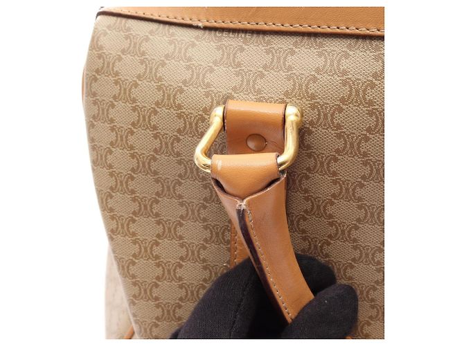 Céline Celine Macadam Handtasche Tote Braun Beige - Ansicht 10