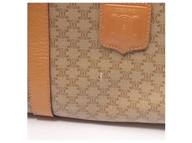 Céline Celine Macadam Handtasche Tote Braun Beige - Ansicht 11