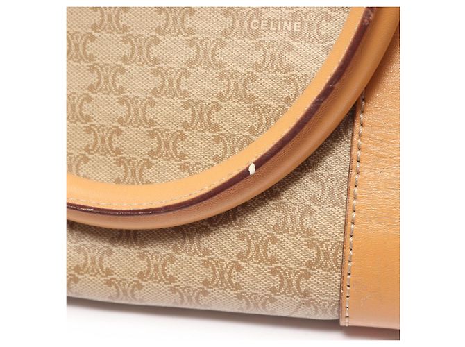 Céline Celine Macadam Handtasche Tote Braun Beige - Ansicht 12